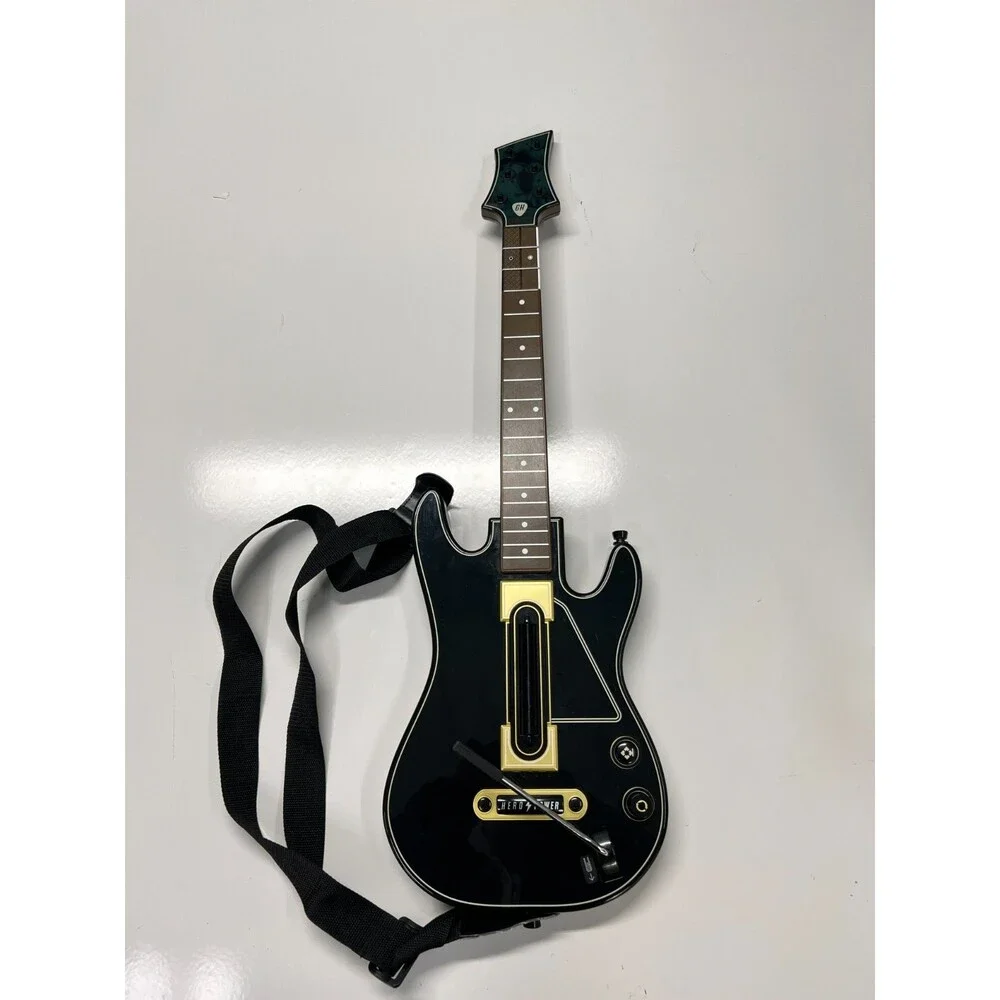 ACTIVISION GUITAR HERO POWER WIRELESS GUITAR XBOX 360 PS3 NO DONGLE W/ STRAP